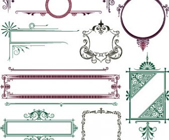Vector Decoration Frame And Borders Illustration