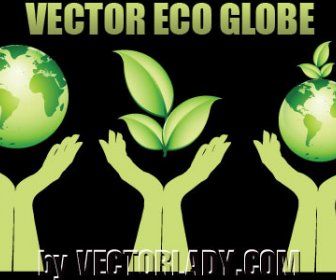 Globe écologique Vectoriel