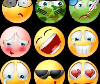 Vector Emoticons Icons