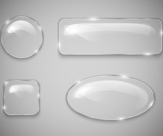 Vector Glass Frame Design Vector