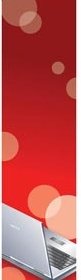 Vektor Grau Notebook Auf Rotem Hintergrund Banner