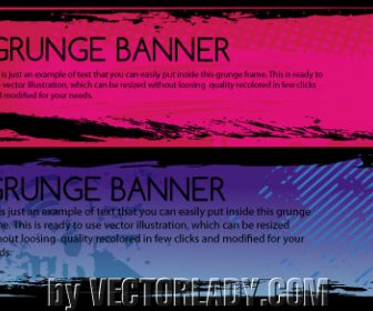 Vektor Grunge Banner