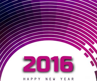 Feliz Ano Novo 2016 Texto Fundo De Vetor
