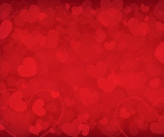 Vector Heart Valentine Background Art