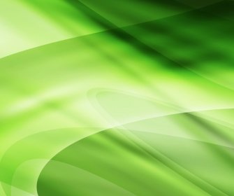 Vector Illustration Of Abstract Nature Green Background