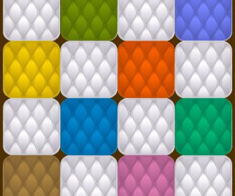 Vector Illustration Of Multicolored Squares Background