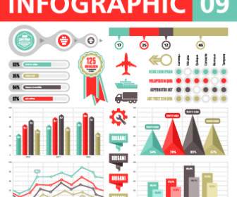 Vektor-Infografiken Und Chart-set