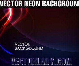 Neon Vector Latar Belakang