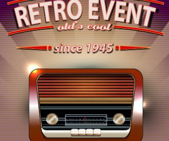 Vector Of Retro Party Posters Set