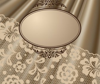 Vector Old Lace Background Art
