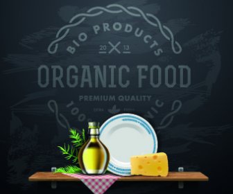 Vector Backgorunds De Alimentos Orgânicos