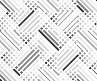 Vector Seamless Pattern Stylish Modern Texture Repeating Geometric Design