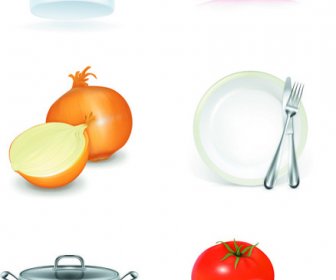Vector Set Of Cooking Elements 2
