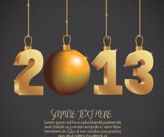 Vector Set Of Creative New Year13 Design Elements