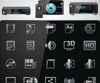 Vector Set Of Modern Appliances Hd Icons