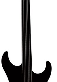 Vektor-Silhouetten-Gitarre