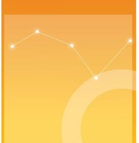 Einfache Orange Rahmen Hintergrund Design Elemente Vektorgrafik