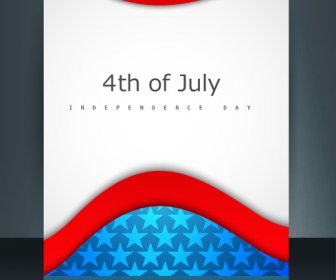 вектор шаблон брошюру для Соединенных Штатов Америки в президента день отражение дизайн