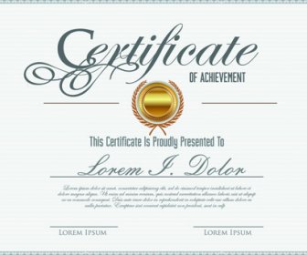 Vector Template Certificates Design Graphics