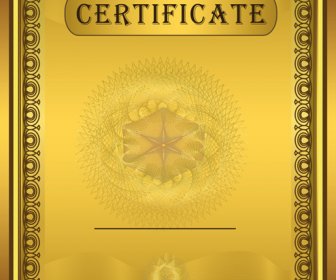 Vector Templates Of Certificates Design Set