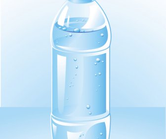 Vector Water Bottle Template