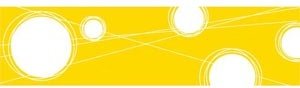 векторный желтый точечным шаблон баннер