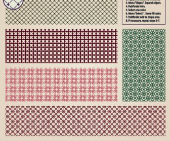 Vintage Border Pattern Design Vector