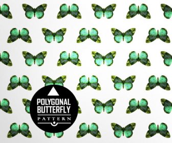 Vintage Butterflies Seamless Pattern Vector