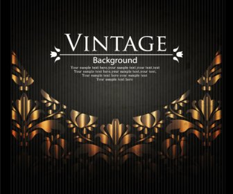 Vintage Dark Backgrounds Vector