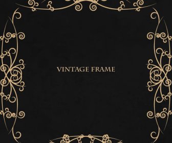 Vintage Frame Swirl