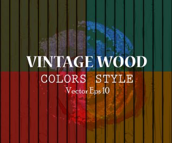 Vintage Grunge Wood Background