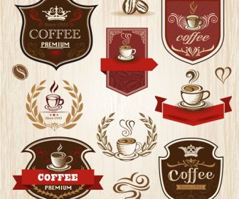 Vintage Label Coffee Vectors