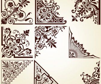 Vintage Pattern Area Borders And Ornaments Vector