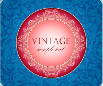 Vintage Round And Square Ornament