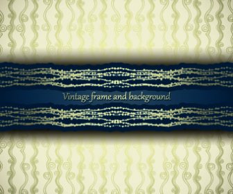 Vintage Seamless Luxury Pattern Background Vector