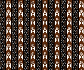 Vintage Tribal Pattern Design Abstract Repeating Style