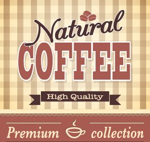 Vintage With Retro Coffee House Poster