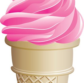 яркие элементы дизайна мороженого вектор 3