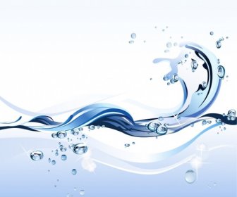 Agua Fondo Transparente Diseño Dinámico
