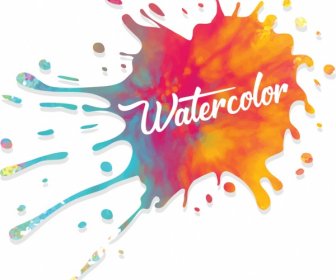 Watercolor Ink Splatter