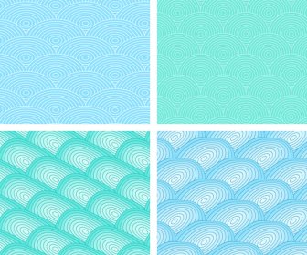 Wave Simple Seamless Pattern