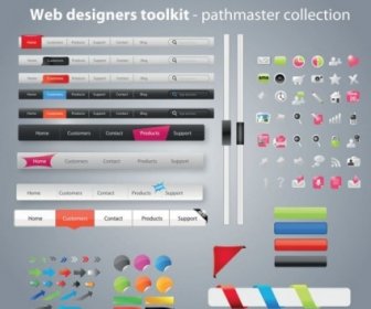 Web Desainer Toolkit Vektor