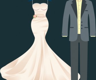 I Vestiti Di Lusso In Stile Solenne Matrimonio Design