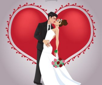 Hochzeitspaar In Der Liebe