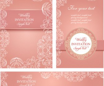 結婚式の招待カードのテンプレート