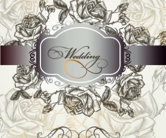 Hochzeit Einladungen Luxus Hintergrund