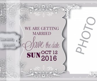Wedding Template With Photo