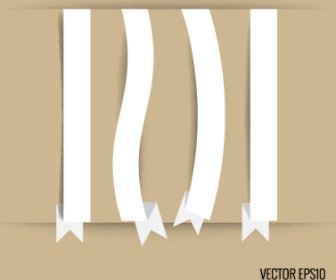White-Paper Band Vektor