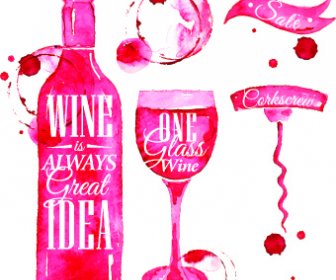 wine creative design vector graphics
