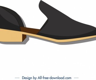 女性靴テンプレート モダンな 3 D デザイン